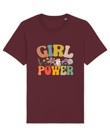 Girl Power Wildflowers Burgundy