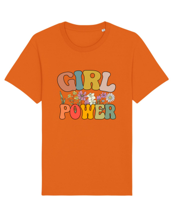 Girl Power Wildflowers Bright Orange
