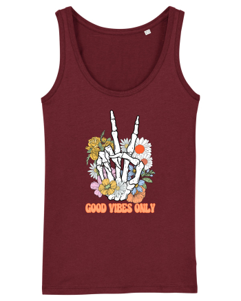 Good Vibes Only Burgundy