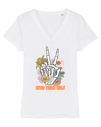 Good Vibes Only White