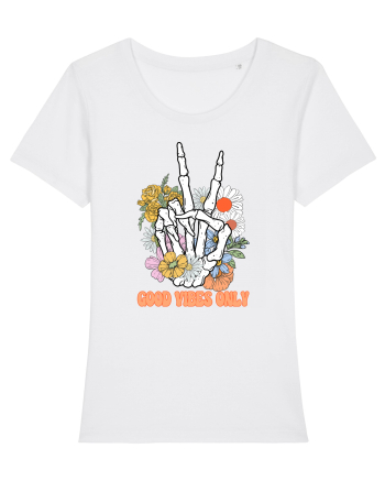 Good Vibes Only White