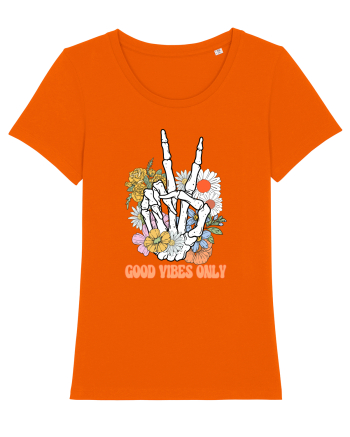 Good Vibes Only Bright Orange