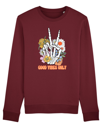 Good Vibes Only Burgundy