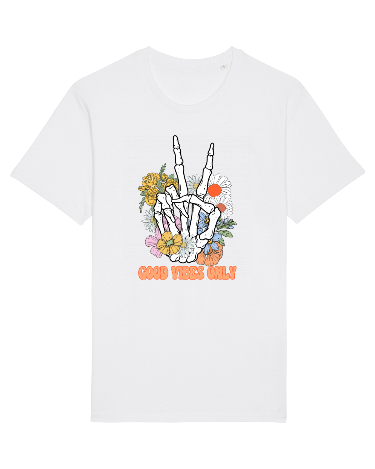 Tricou mânecă scurtă Unisex Rocker White
