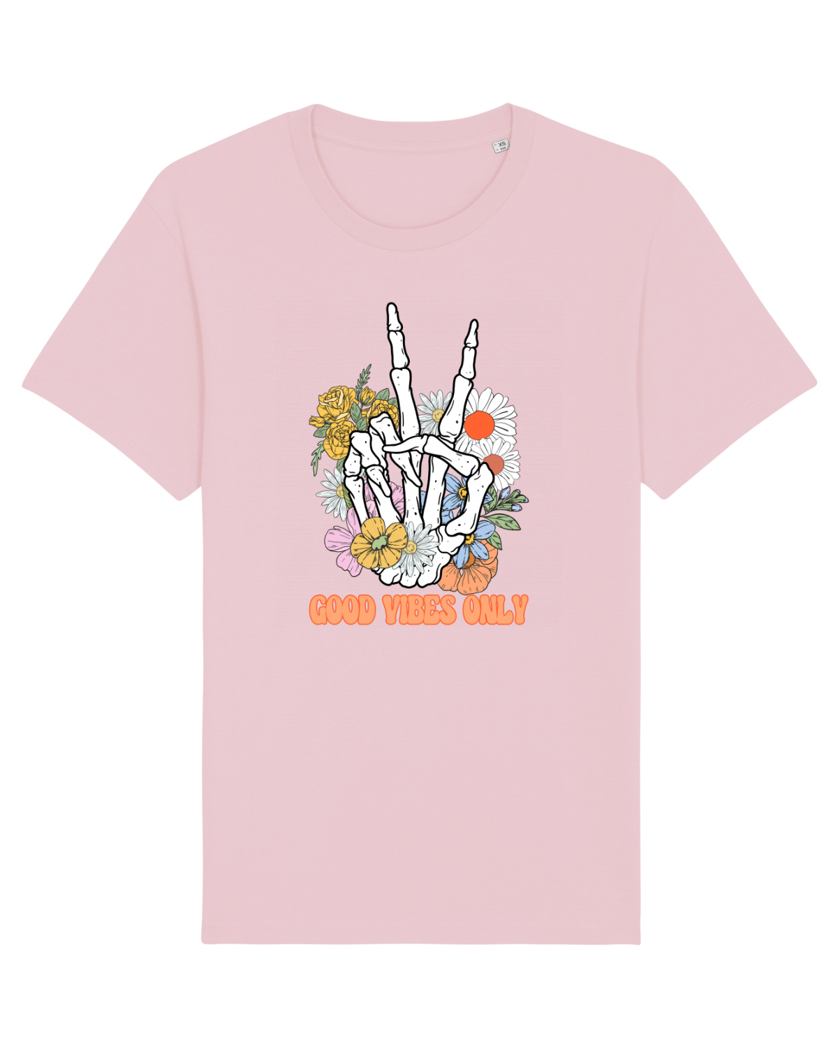 Tricou mânecă scurtă Unisex Rocker Cotton Pink