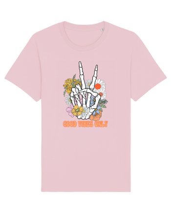 Good Vibes Only Cotton Pink