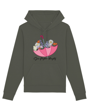 Grow Positive Thoughts Khaki