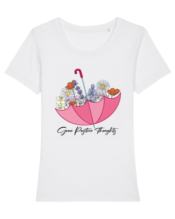 Grow Positive Thoughts White