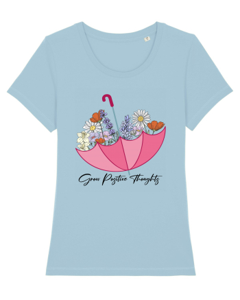 Grow Positive Thoughts Sky Blue