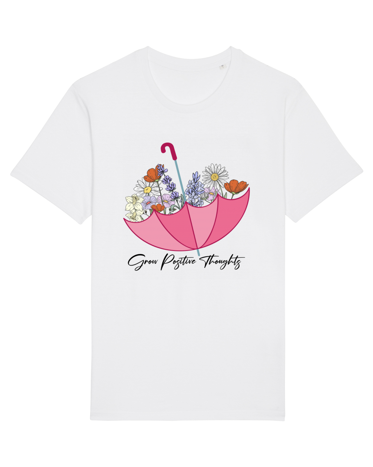 Tricou mânecă scurtă Unisex Rocker White