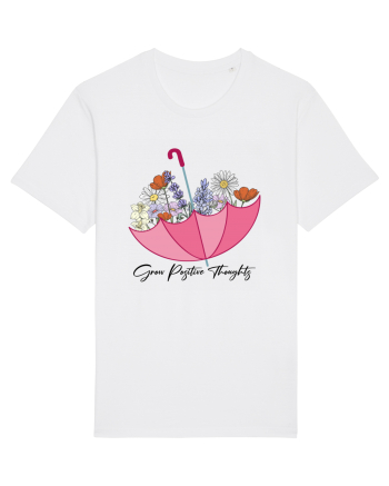 Grow Positive Thoughts White