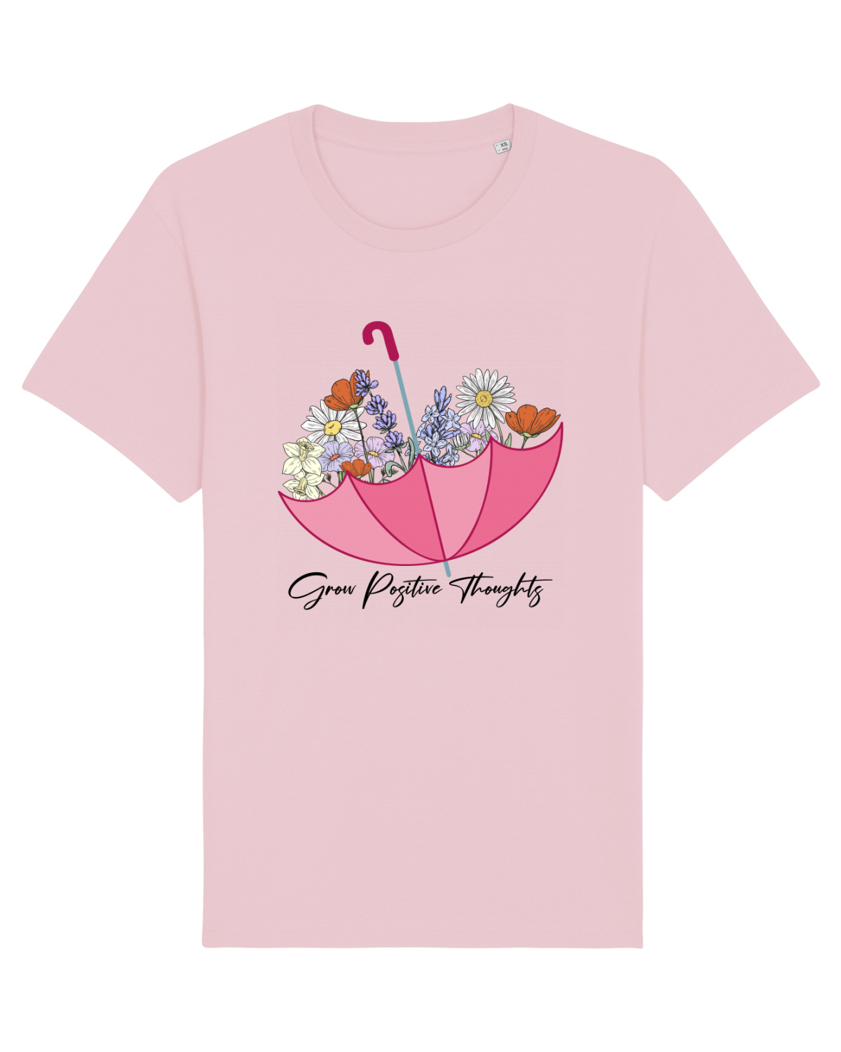 Tricou mânecă scurtă Unisex Rocker Cotton Pink