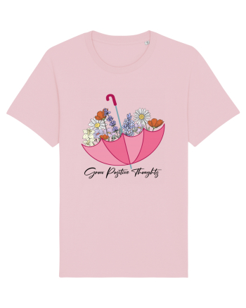 Grow Positive Thoughts Cotton Pink