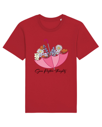 Grow Positive Thoughts Red