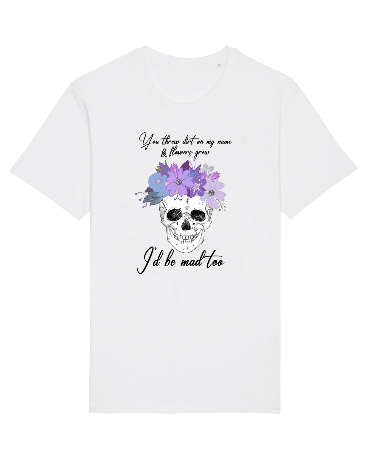 Tricou mânecă scurtă Unisex Rocker White