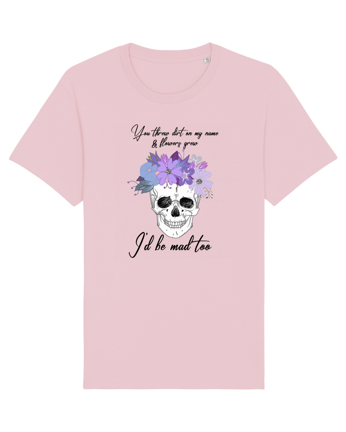 Tricou mânecă scurtă Unisex Rocker Cotton Pink