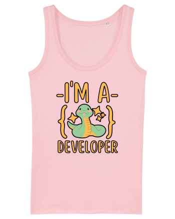 I'm A Python Developer Cotton Pink