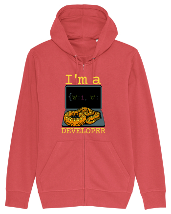 I'm A Python Developer Carmine Red