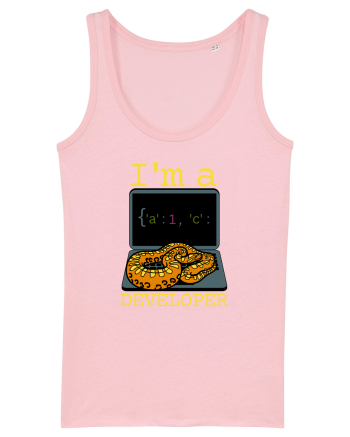 I'm A Python Developer Cotton Pink