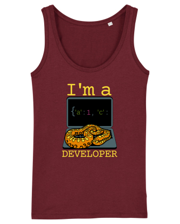 I'm A Python Developer Burgundy
