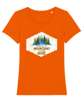 To the mountains Bright Orange