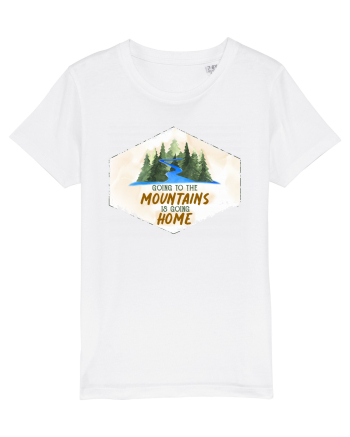 To the mountains White