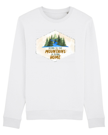 To the mountains White