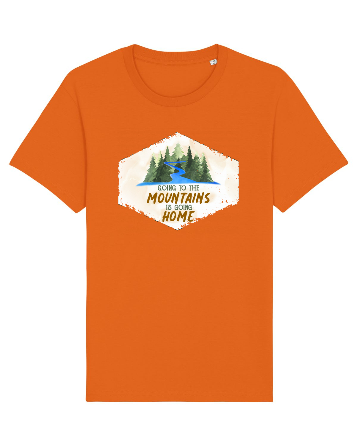Tricou mânecă scurtă Unisex Rocker Bright Orange