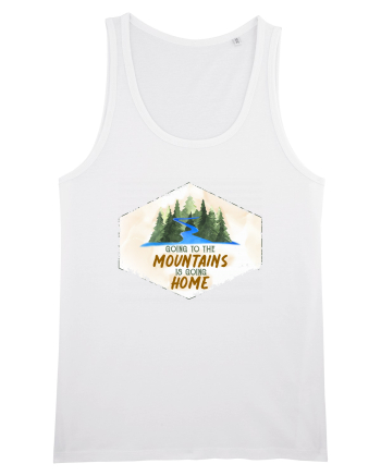 To the mountains White