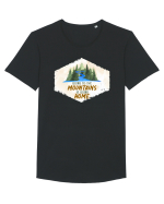 To the mountains Tricou mânecă scurtă guler larg Bărbat Skater