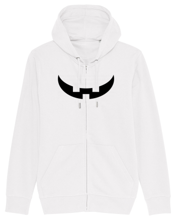 Dovleac de halloween - zambet White