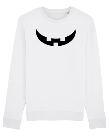 Dovleac de halloween - zambet White