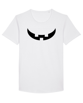 Dovleac de halloween - zambet White