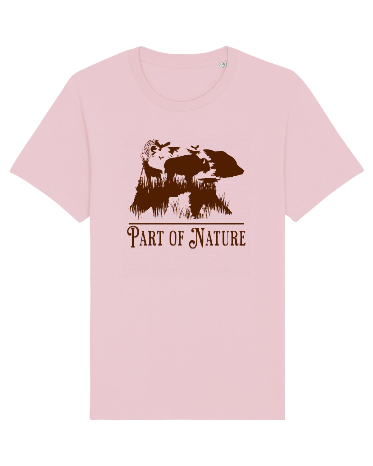 Tricou mânecă scurtă Unisex Rocker Cotton Pink