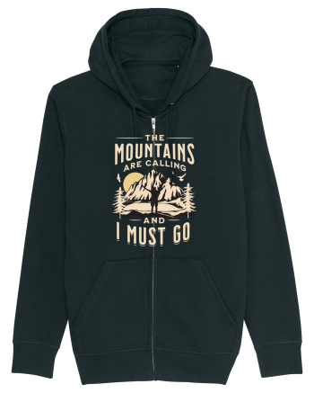The mountains are calling and I must go Black