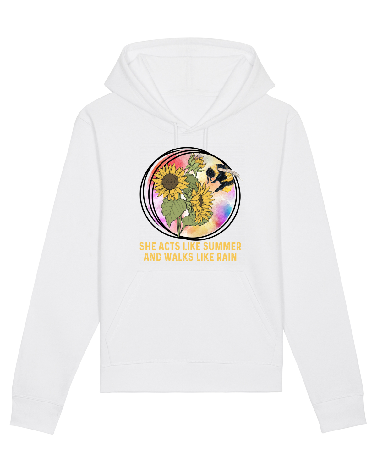 Hanorac Unisex Drummer White