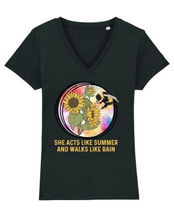 She Acts Like Summer And Walks Like Rain Black