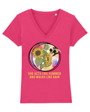 She Acts Like Summer And Walks Like Rain Raspberry