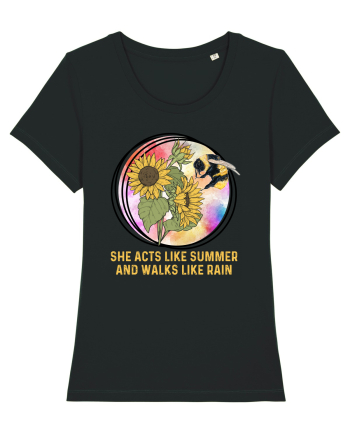 She Acts Like Summer And Walks Like Rain Black