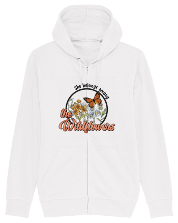 She Belongs Among The Wildflowers White