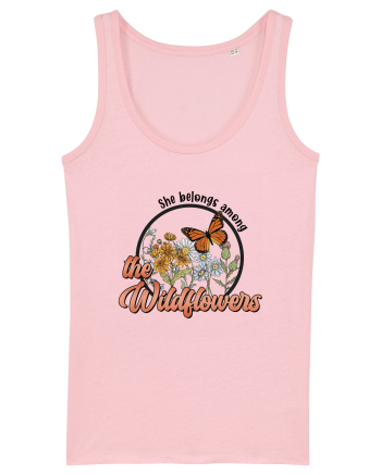 She Belongs Among The Wildflowers Cotton Pink