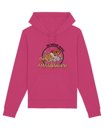 She Belongs Among The Wildflowers Raspberry