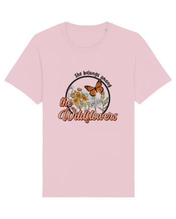 She Belongs Among The Wildflowers Cotton Pink