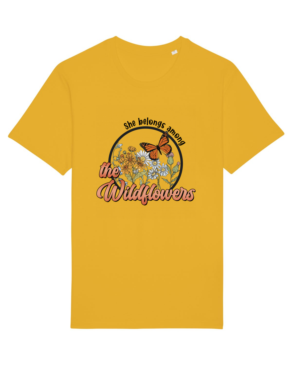Tricou mânecă scurtă Unisex Rocker Spectra Yellow