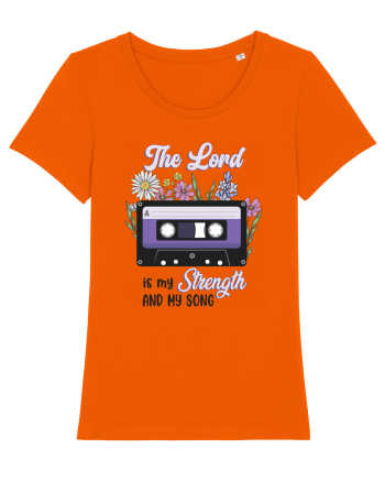 The Lord is my strenght and my song Bright Orange