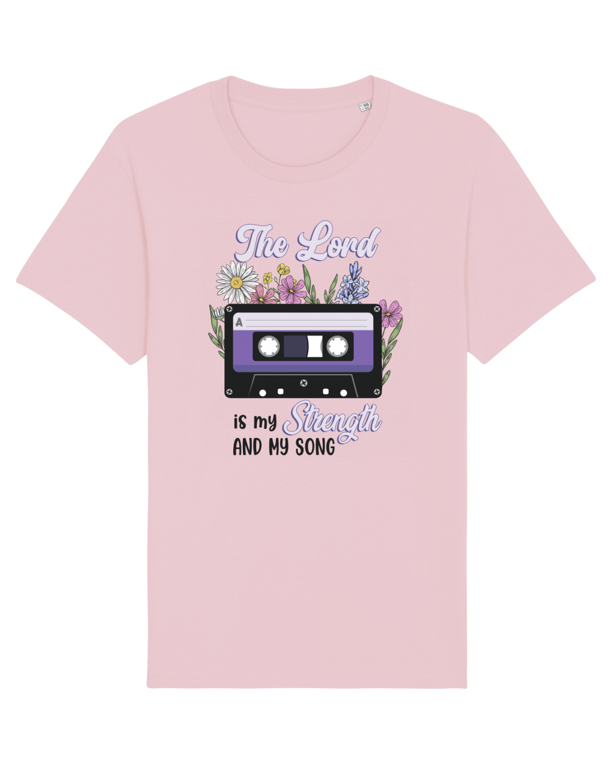 Tricou mânecă scurtă Unisex Rocker Cotton Pink