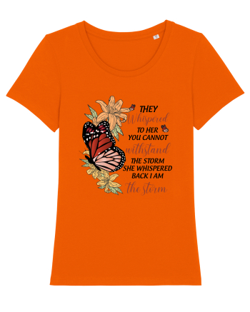 They Whispered... Bright Orange