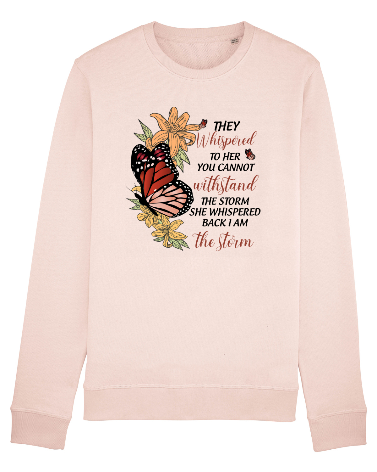 Bluză mânecă lungă Unisex Rise Candy Pink