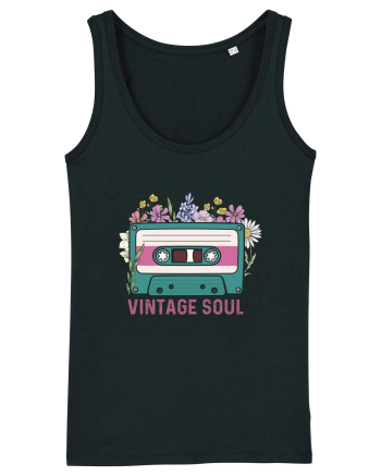 Vintage soul wildflowers Black