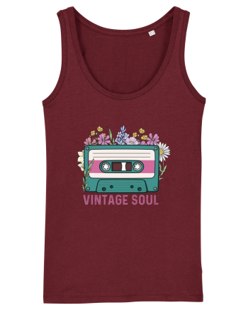 Vintage soul wildflowers Burgundy